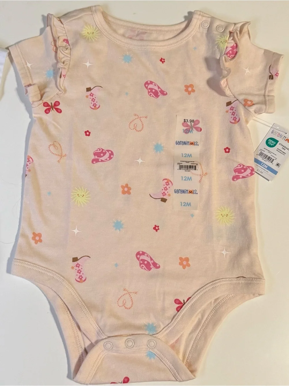 Garanimals white bodysuit